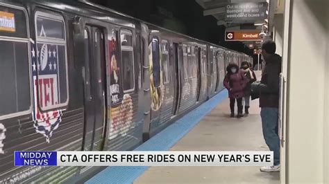 CTA to offer free rides on buses, trains on New Year's Eve